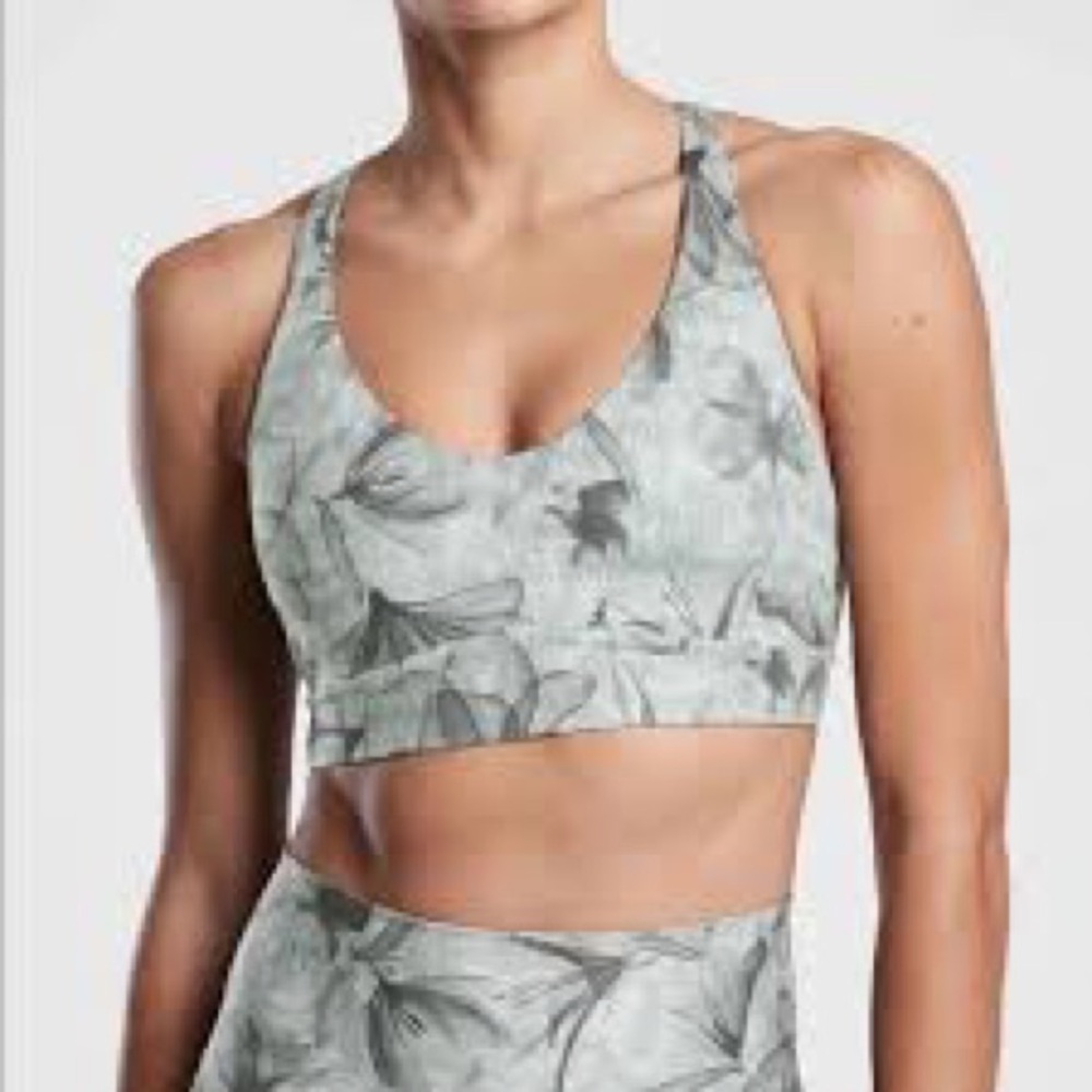 Solace printed Athleta, sports bra size extra small